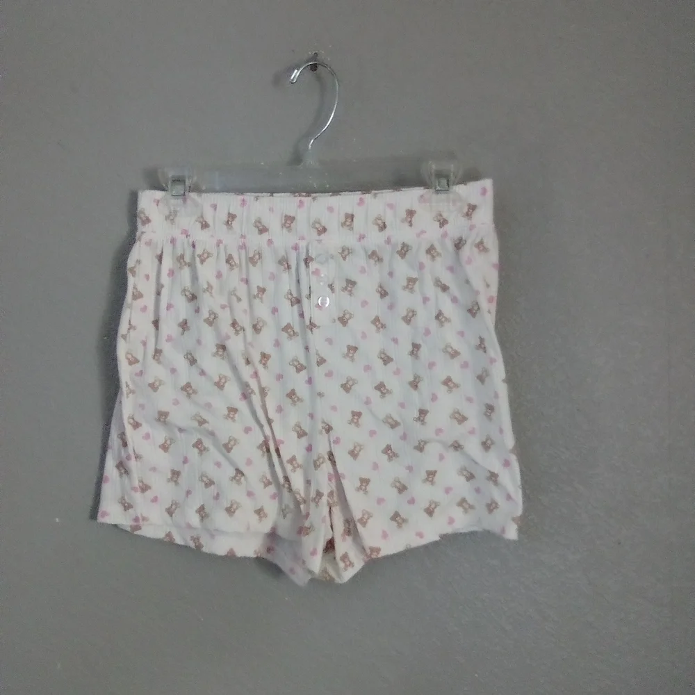 Women's Pink Patterned Shorts ( Box X )